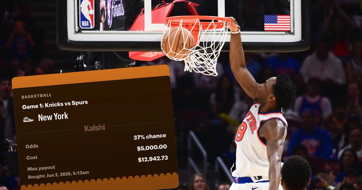 Hedging a $15,000 New York Knicks bar tab on Kalshi
