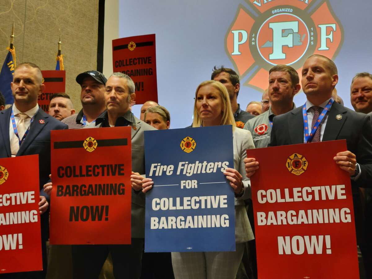 VA Gov. Spanberger Vetoes Bill Allowing Public Employees to Collectively Bargain