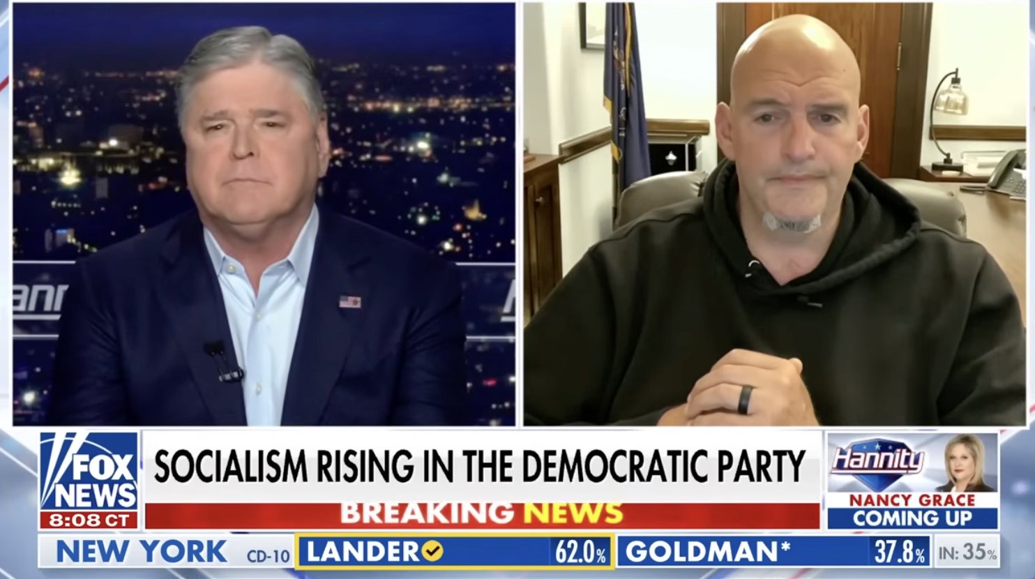 Meet Fox's Latest Favorite Primetime Guest: John Fetterman