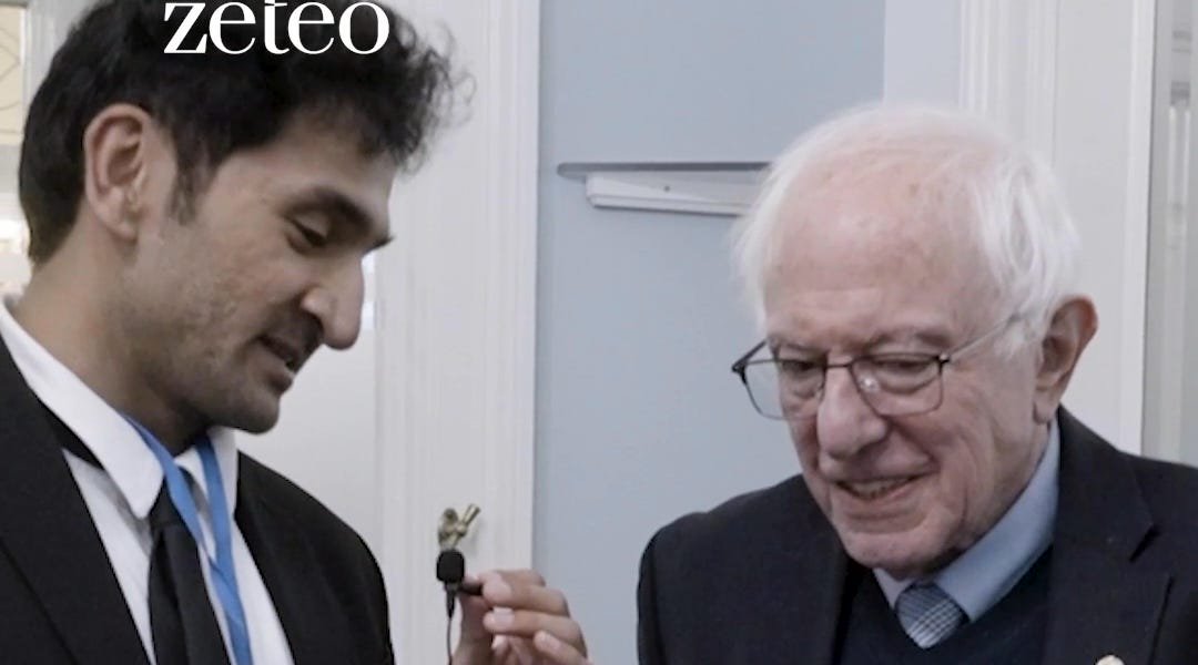 Bernie Sanders Speaks with Zeteo After Swearing In Zohran Mamdani
