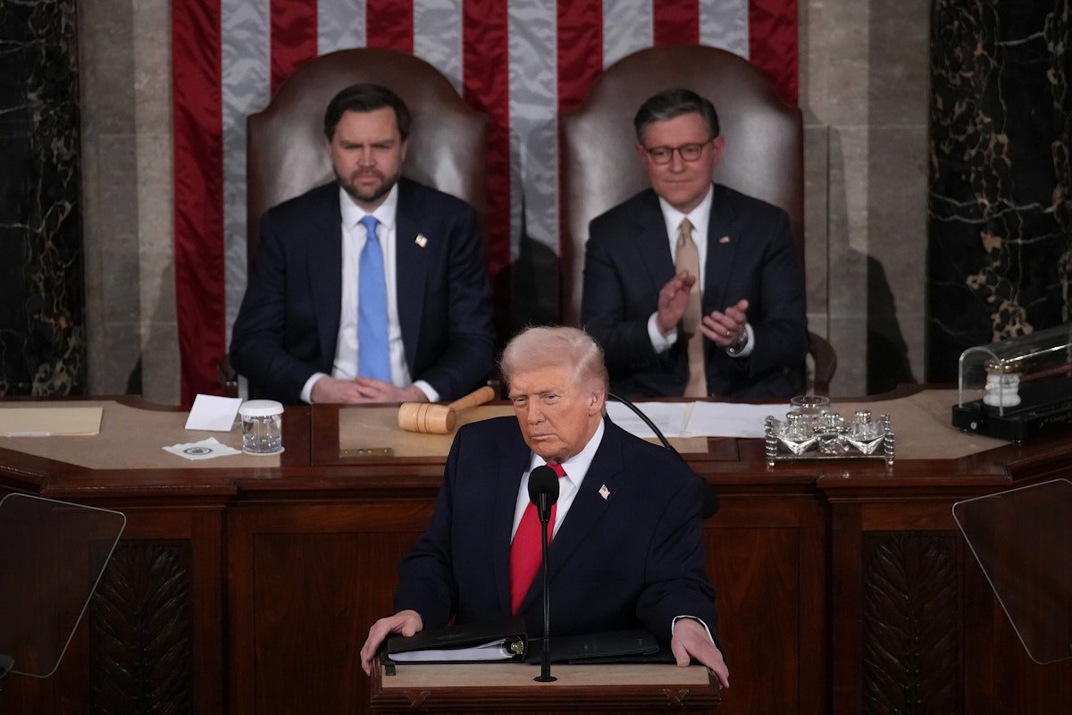 The One Time Republicans Didn’t Cheer in Trump’s State of the Union