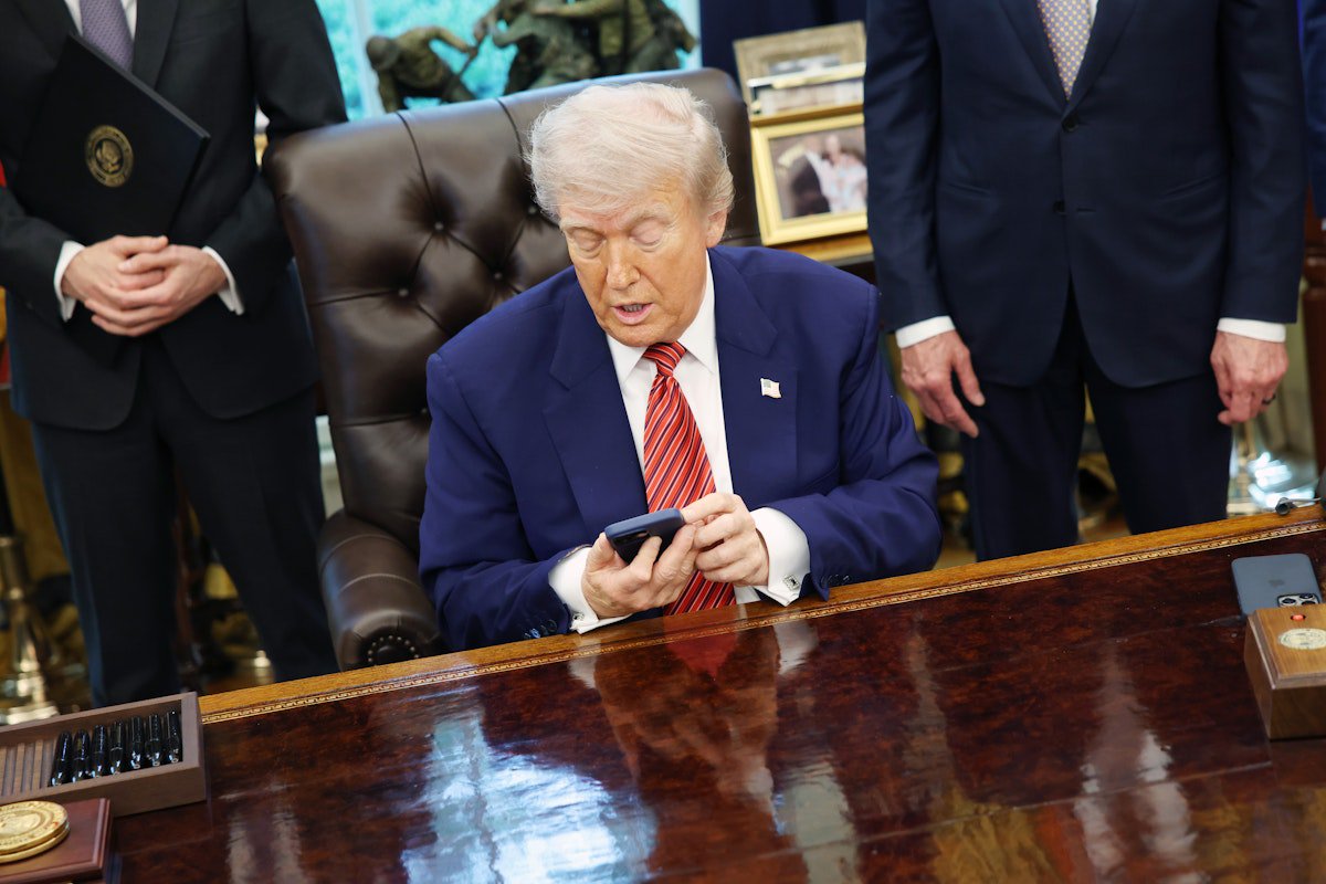 Trump Being Fed Daily Videos of U.S. Military Blowing Stuff Up in Iran