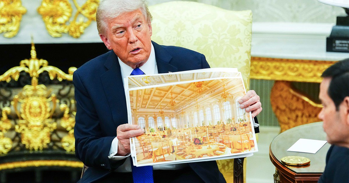 Trump’s Gilded White House Makeover Is All About Power