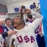 Women’s U.S. Hockey Shows How to Celebrate Olympic Gold Without Kash Patel