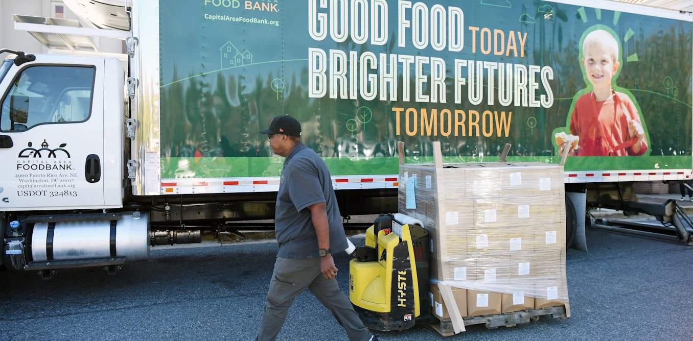 Why only 13% of surplus food gets donated by US supermarkets and other retailers to help hungry people – and how food pantries are trying to gather more