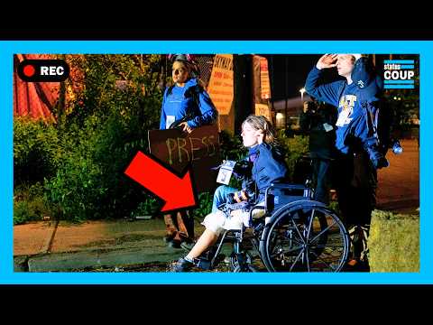 “I’M BEGGING YOU!” Cops REFUSE to Help SEVERELY INJURED Journalist During ICE Protests