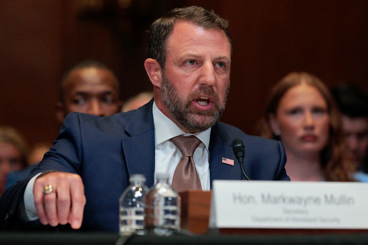 Markwayne Mullin Caught in Blatant Lie About Homeland Security Budget