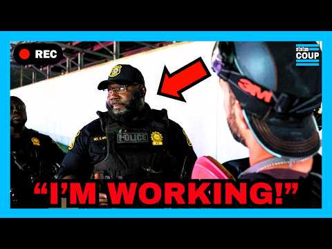 Journalist Tells Cops to F*CK OFF After Threatening Him at ICE Protests
