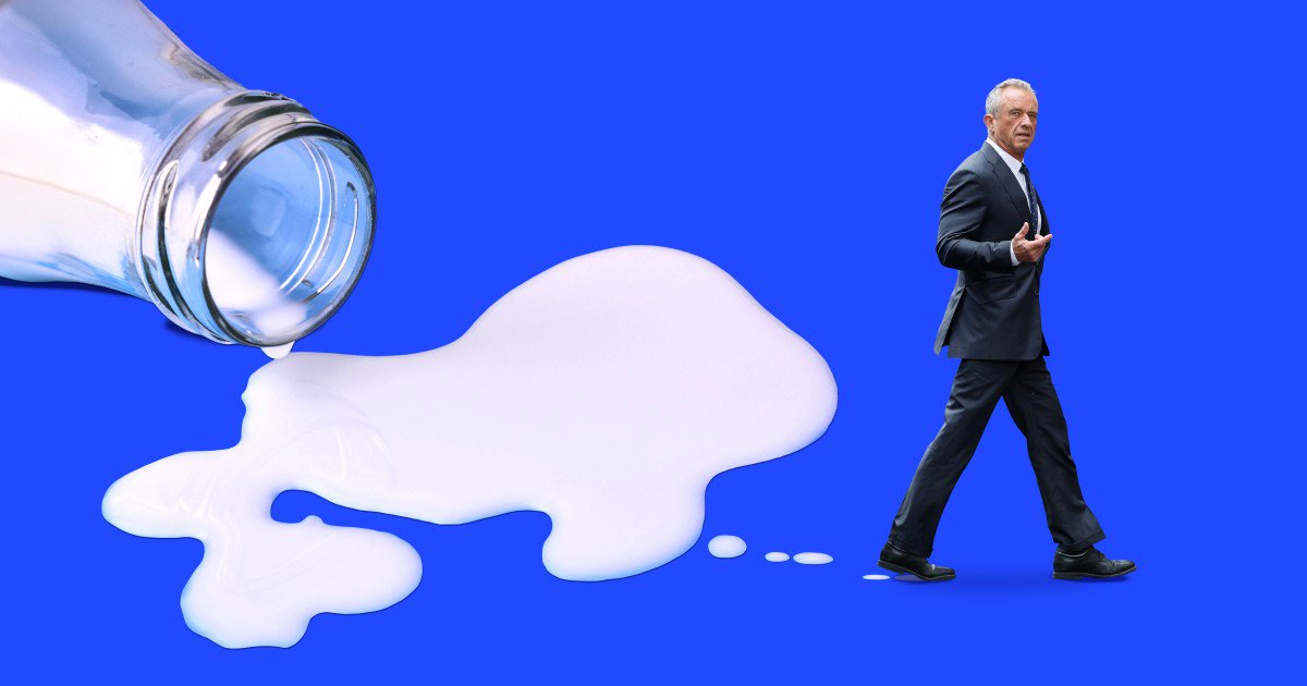 RFK Jr. Was Raw Milk’s Biggest Fan. Now He Won’t Return Industry Calls.