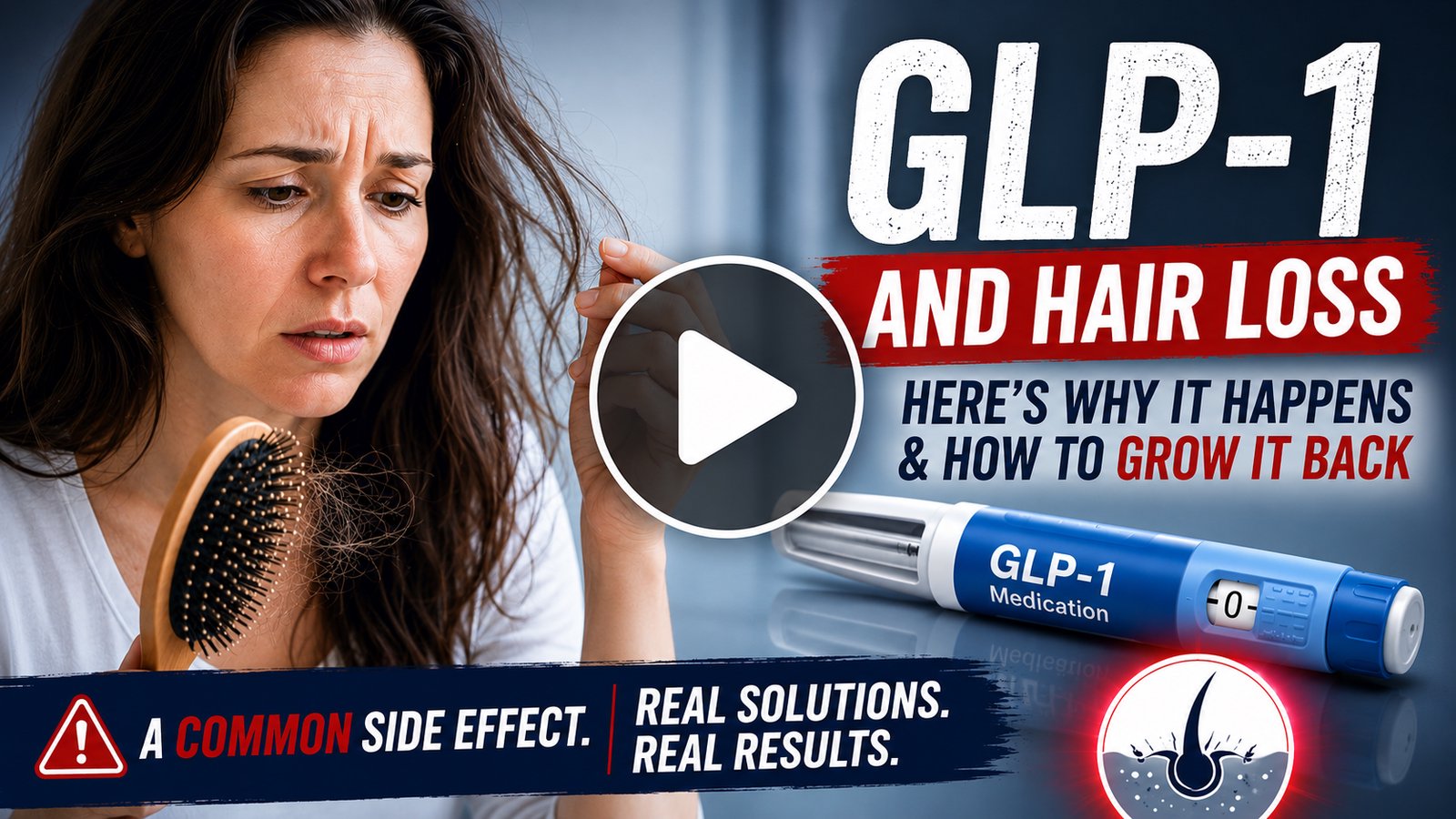 Losing Hair While Taking GLP-1 Medications? What’s Really Happening — and What You Can Do About It