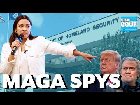 AOC RINGS ALARM Over Trump Spying Network