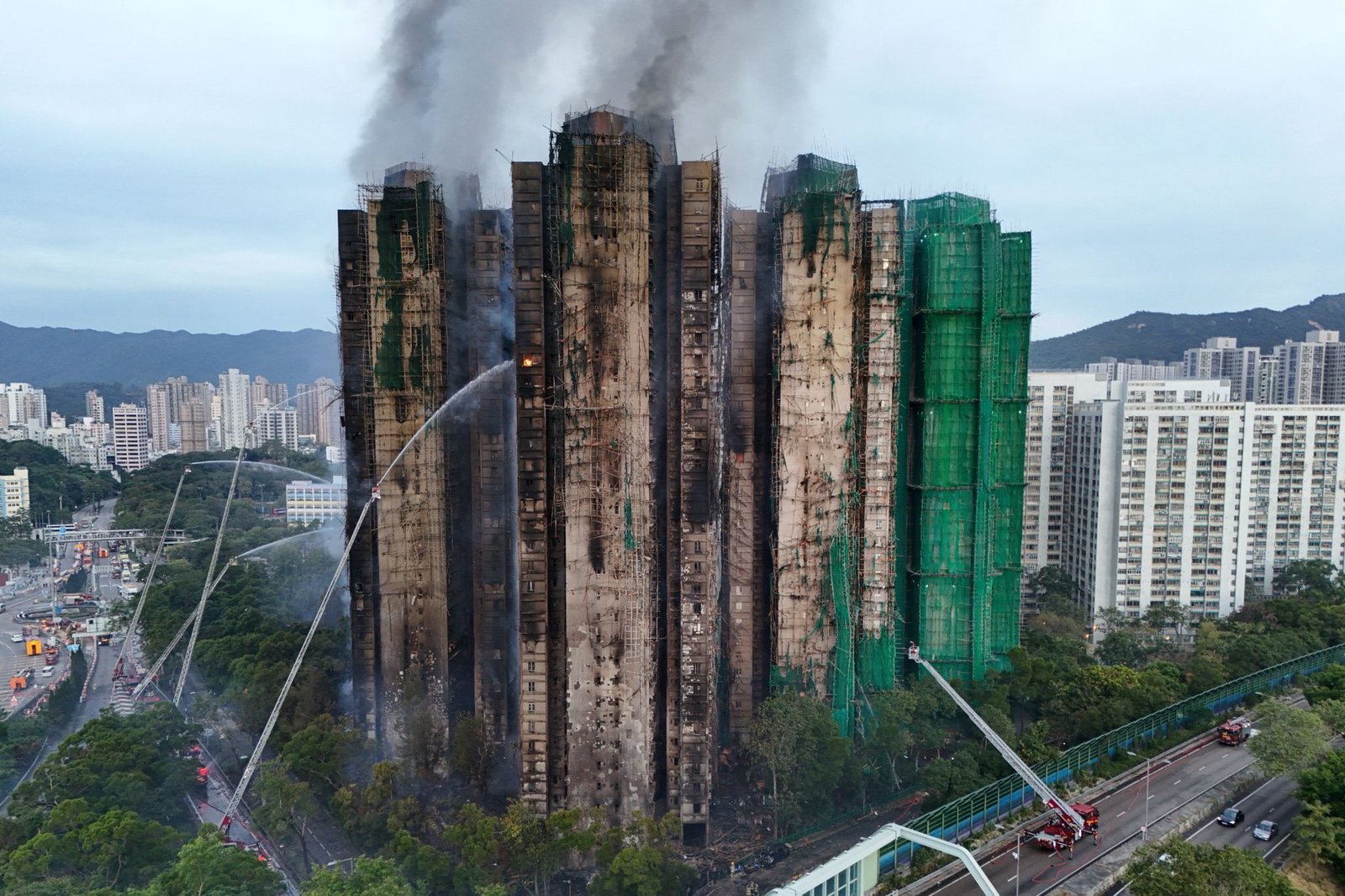 Hong Kong high-rise fire fuels anger over housing crisis