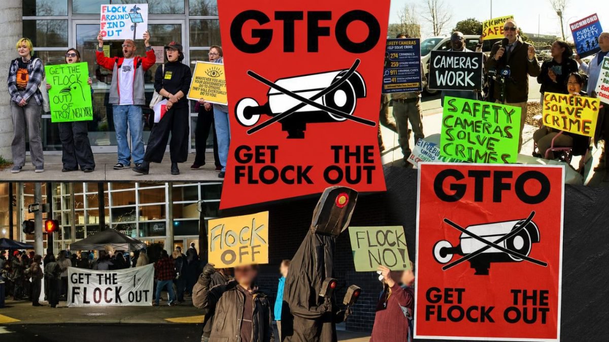 Resistance to Flock Cameras and Police Surveillance Is Exploding