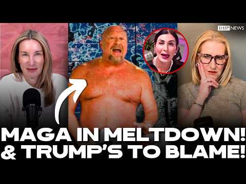IHIP News: Alex Jones BLAMES TRUMP In Shirtless MELTDOWN as MAGA Fully IMPLODES Online!!
