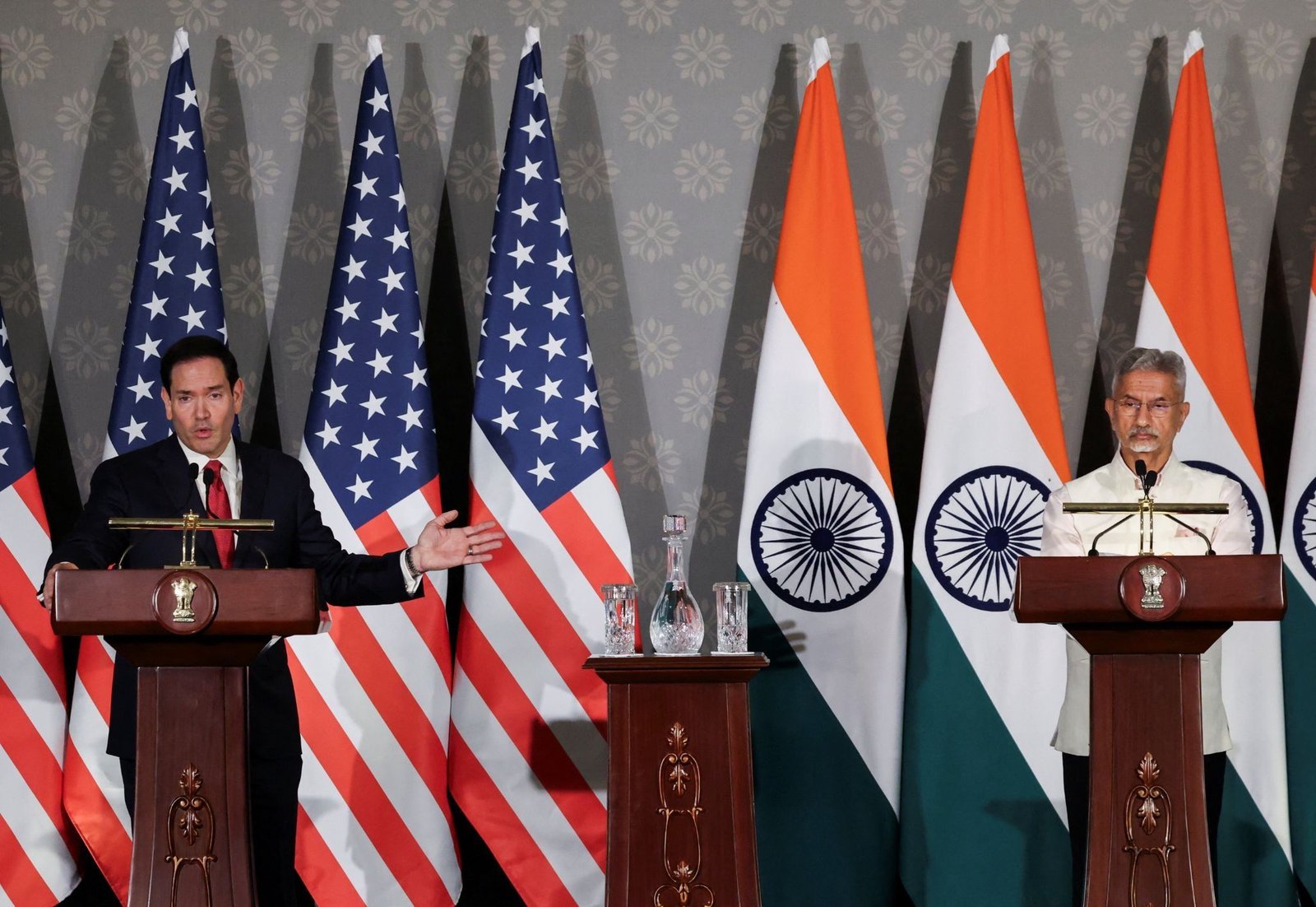 Rubio questioned in New Delhi on US green card policy