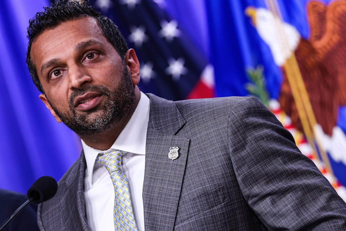 Kash Patel Lost It When Personalized Bourbon Bottle Went Missing