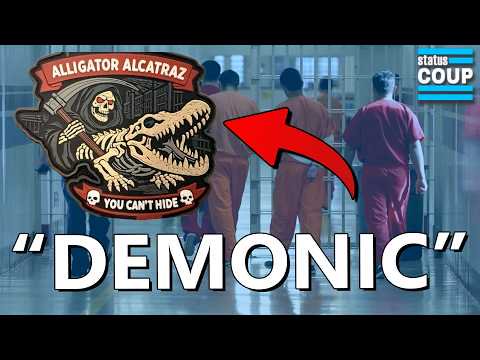 Alligator Alcatraz ICE Guards Wearing “DEMONIC” Grim Reaper Patches