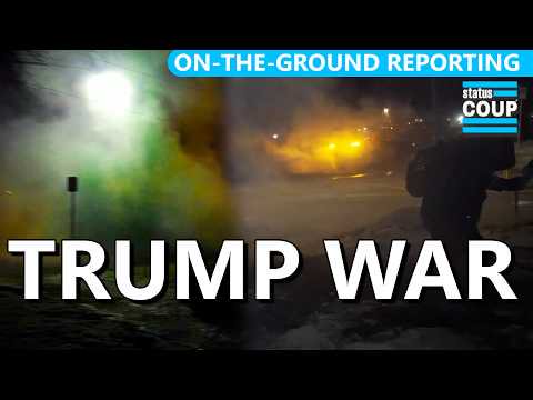 TRUMP'S ICE ARMY CARPET BOMBS Protesters With Grenades, Chemical Gas