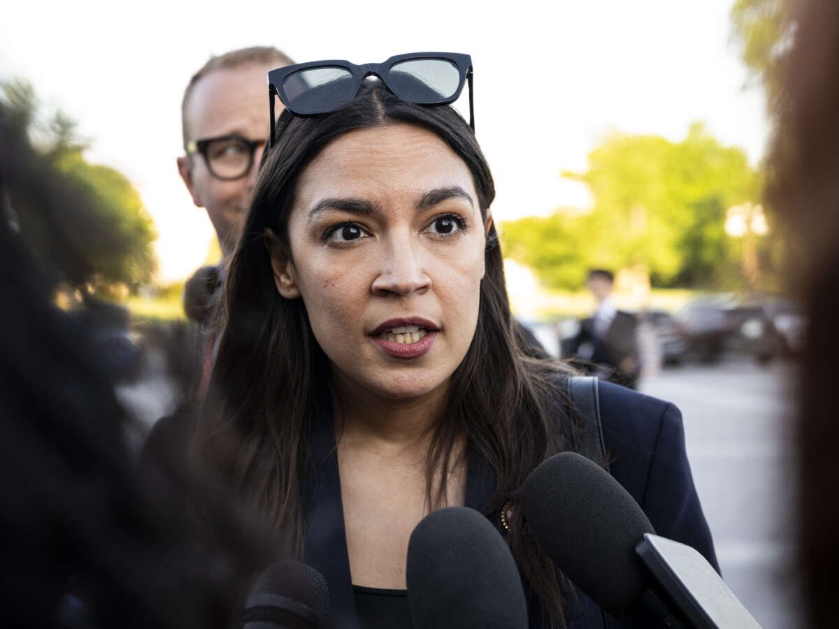 AOC Says Mike Johnson’s GOP Is “Running a Protection Racket” for Trump