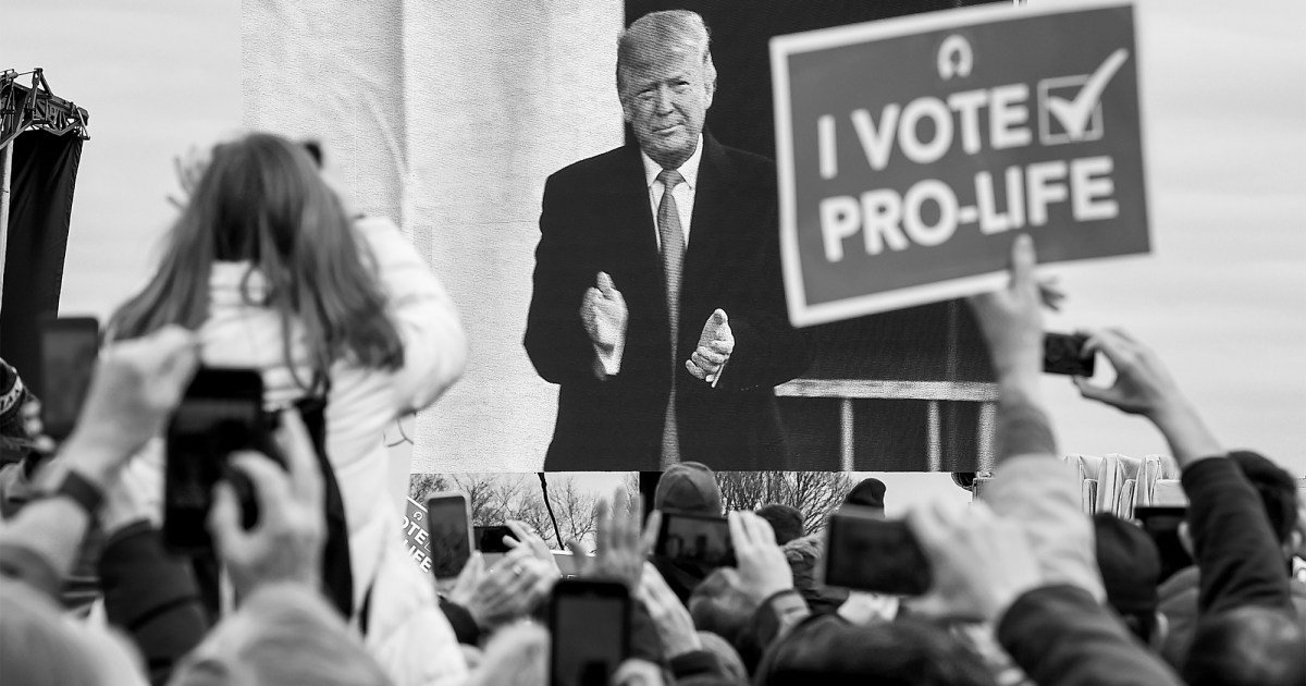 Trump’s Abortion Strategy? Do Nothing. But His Base Has Other Plans.