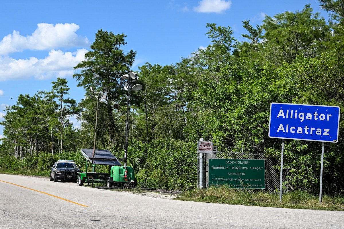 DeSantis Announces the End of Trump’s Beloved “Alligator Alcatraz”