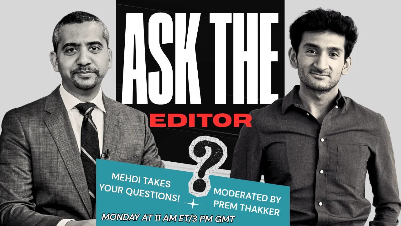Netanyahu's Pardon, Trump's Media Crackdown, and More... Prem and Swin Take Your Questions!