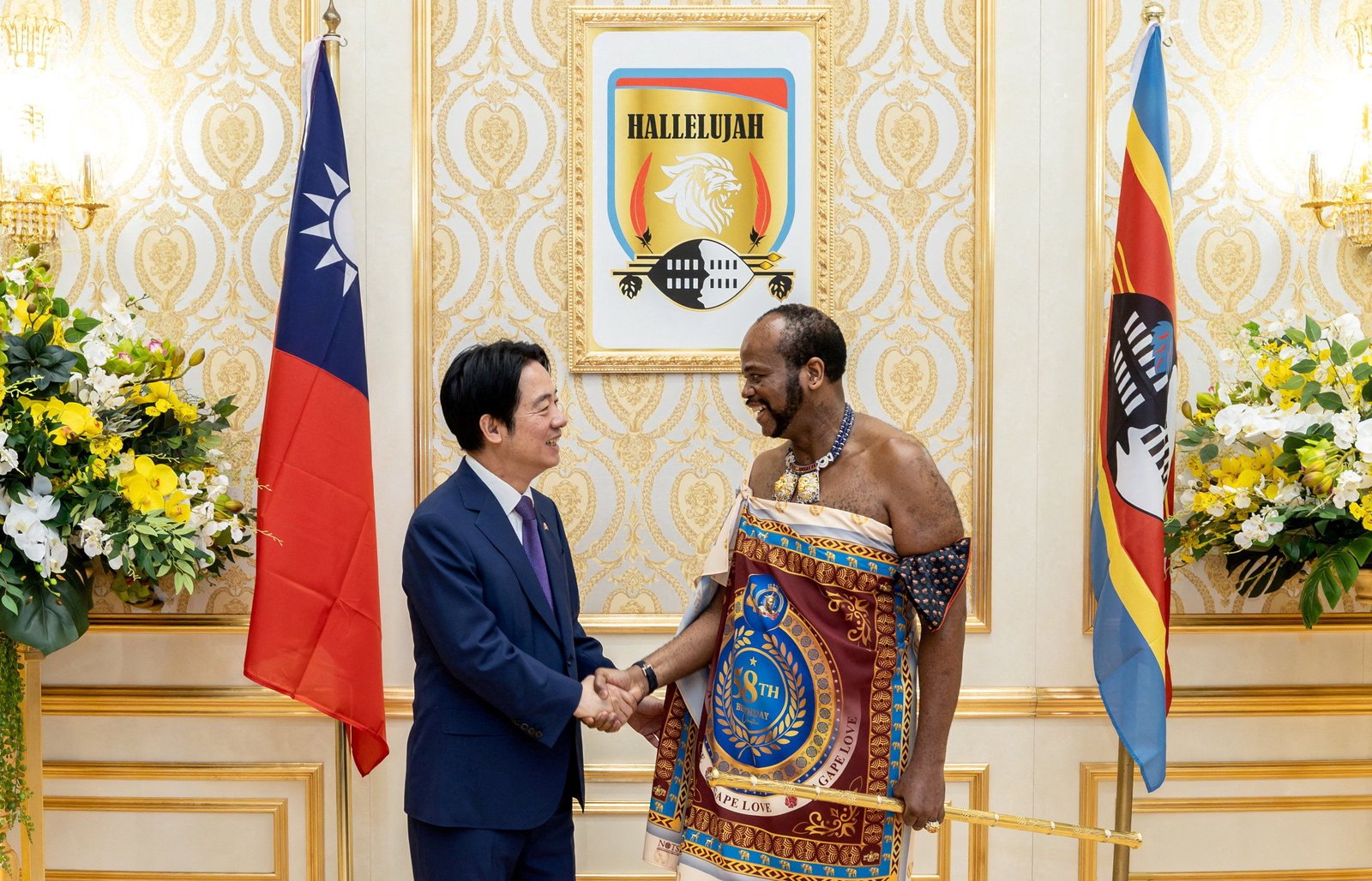 Taiwan’s president makes it to Eswatini, in spite of Beijing