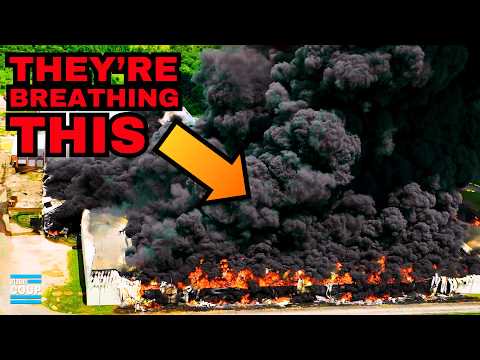 HOLY SH*T! Toxic BLACK RAIN Falls After Massive Chemical Fire