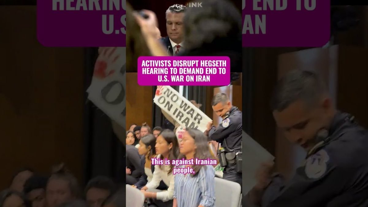 War Criminal Pete Hegseth Disrupted