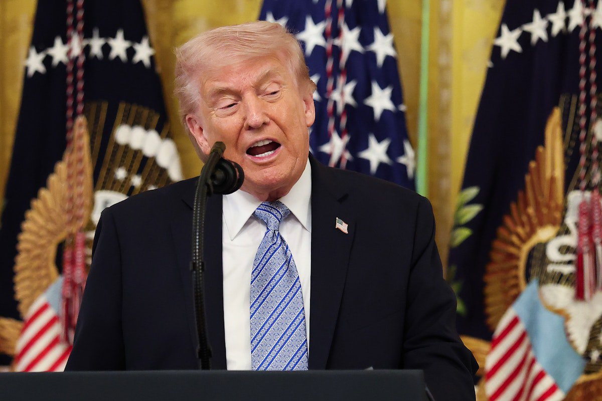 Trump Derails White House Event to Spiral Over State of His Health