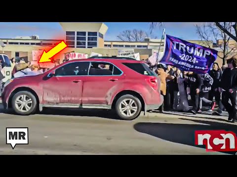 Trump Supporter Runs Over High School Classmate Protesting ICE