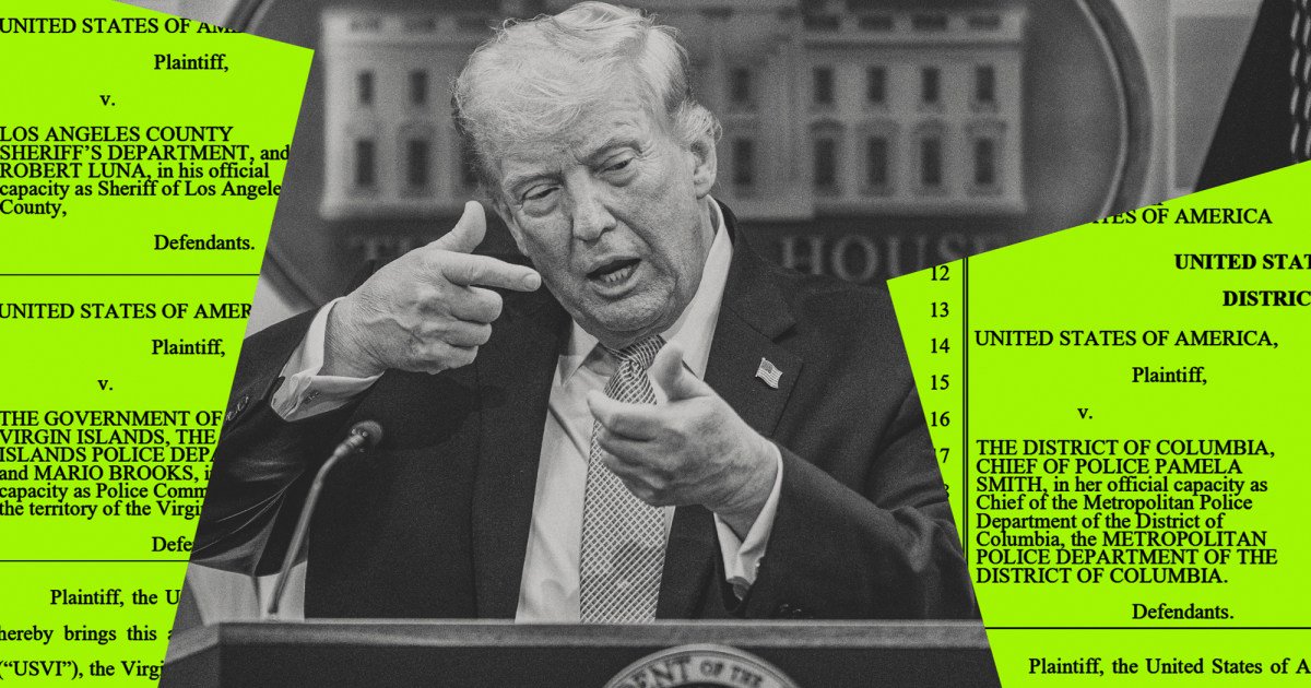 Trump’s Justice Department Is Suing Cities and States to Dismantle Gun Laws