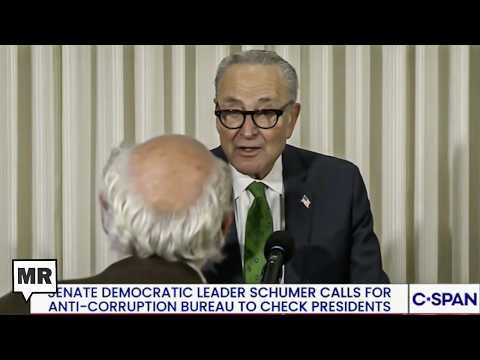 Schumer PANICS When Confronted On Israel And Corruption