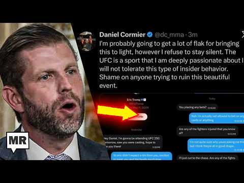 Eric Trump BUSTED Trying To Rig UFC Fight For Big Gambling Payday?
