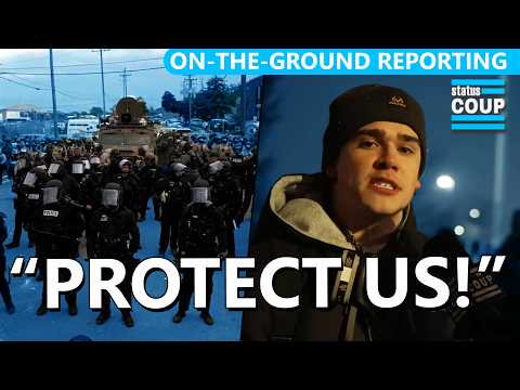 "PROTECT US FROM NAZIS!" ICE Protesters Call Out Cops for Aiding ICE