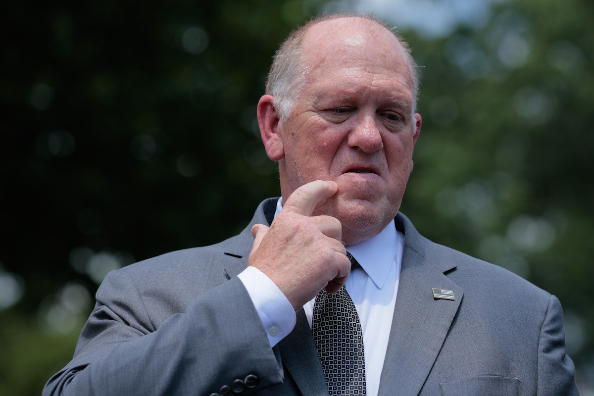 Homan Denies Inhumane Detention Conditions Because of Spaghetti