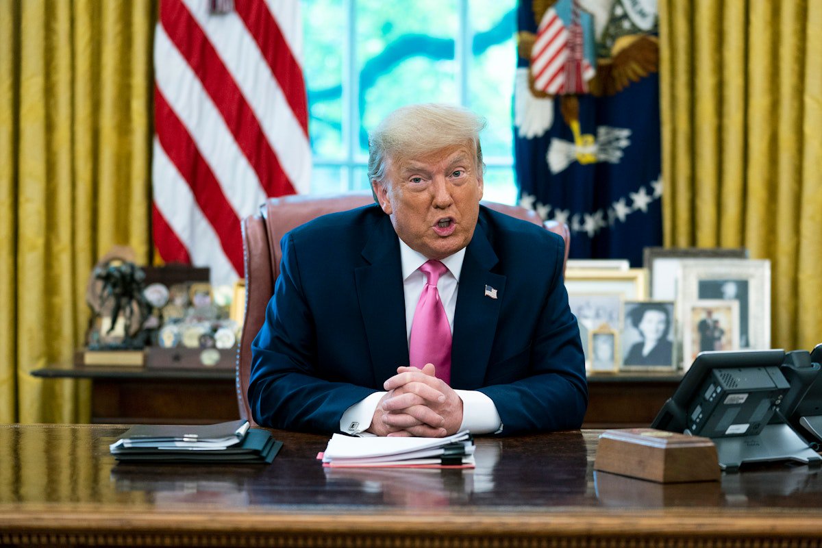 The Scariest Thing About This War? He’s Sitting
in the Oval Office.