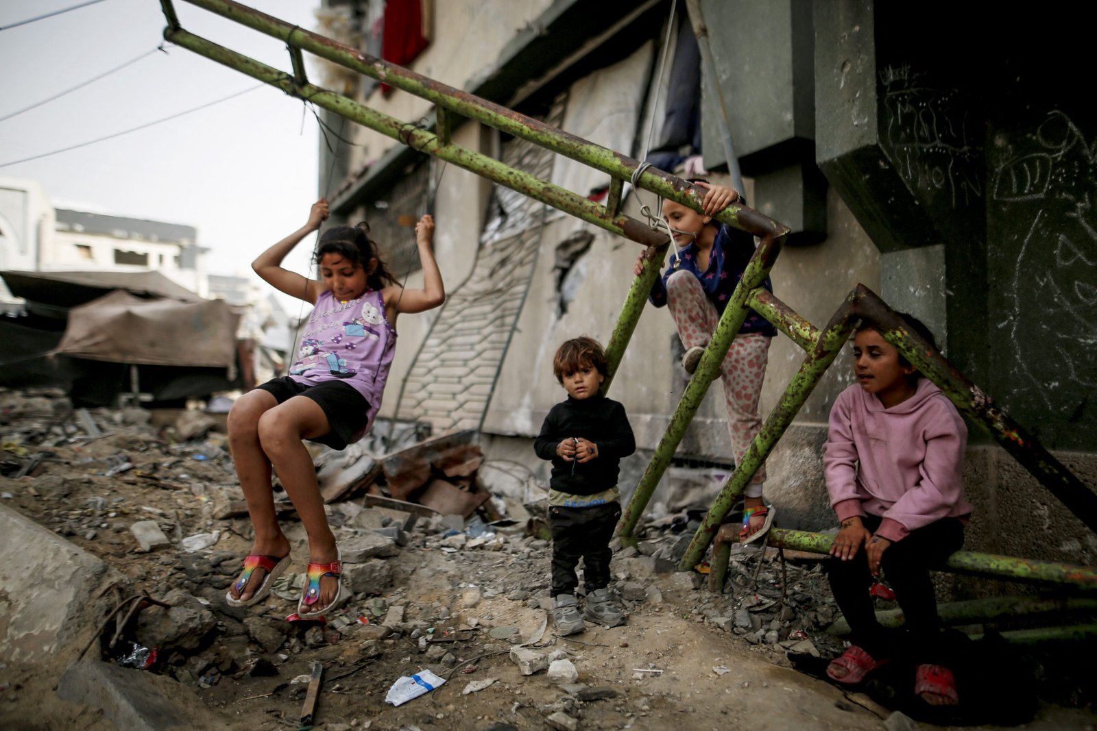 Some in Gaza’s youngest generation may not even know what toys are