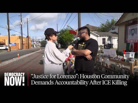 "Justice for Lorenzo": Houston Community Demands Accountability After ICE Killing of Mexican Father