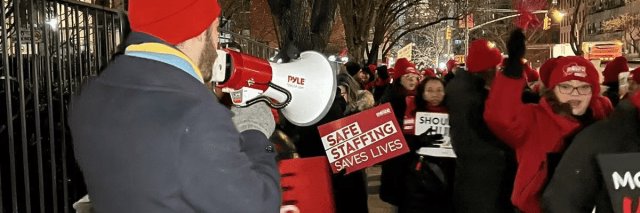Largest Nurses Strike in NYC History as Nearly 15,000 Healthcare Workers Hit the Picket Line