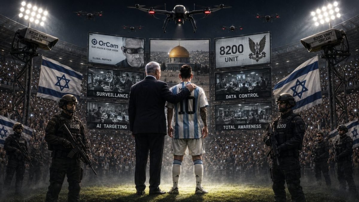 Lionel Messi’s Ties to Netanyahu, The Israeli Military and Its Elite Spying Unit 8200