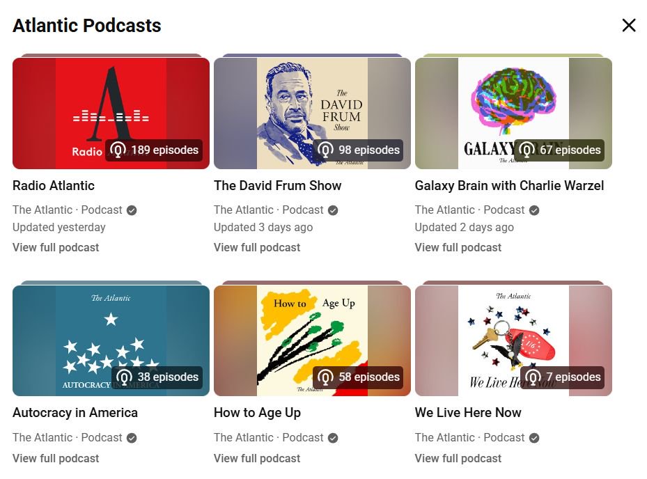 The Atlantic beefs up its video podcasts