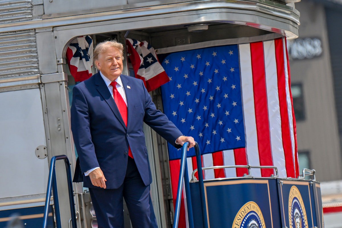 Trump Brags About How He Stole Protected Land for Roosevelt Library