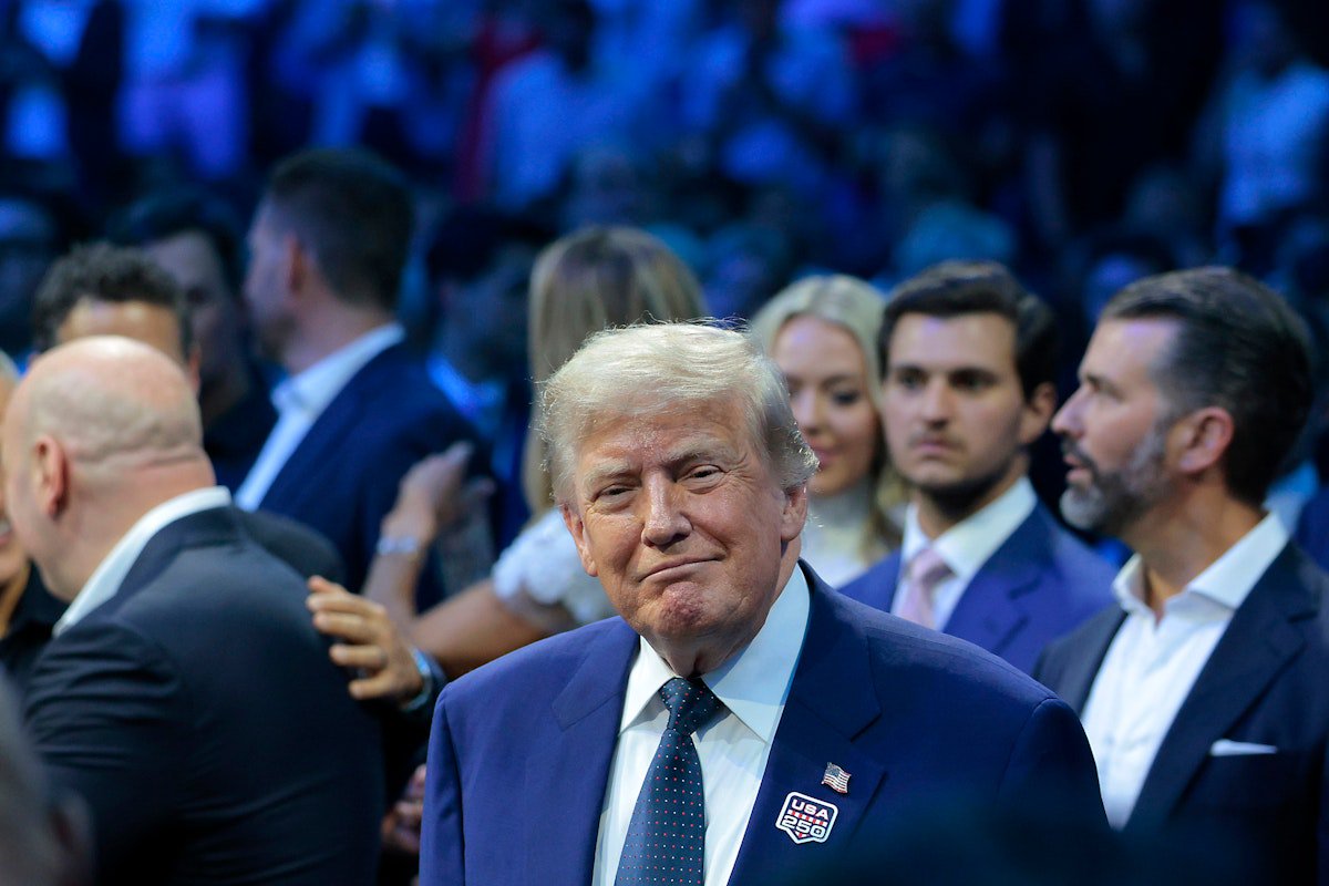 How Trump Reacted to Michelle Obama Slur at White House UFC Fight