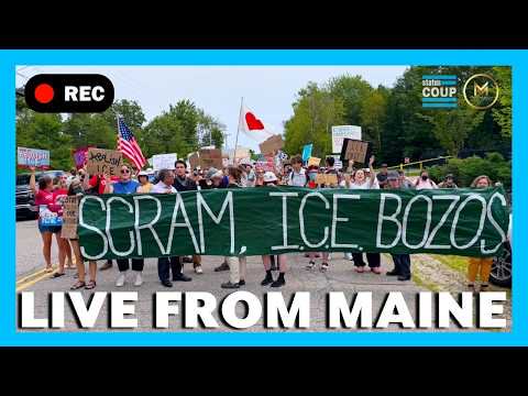 LIVE PROTEST AT ICE BUILDING After Murder of Joan Sebastian Guerrero LIVE FROM MAINE