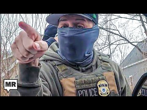 Trump's Violent ICE Agents Threaten Guy Going To Church