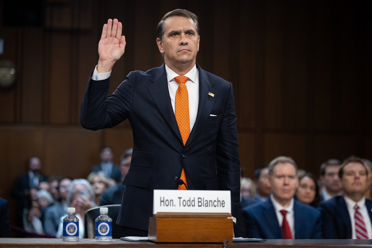 Todd Blanche Admits Trump’s Slush Fund Still Isn’t Dead